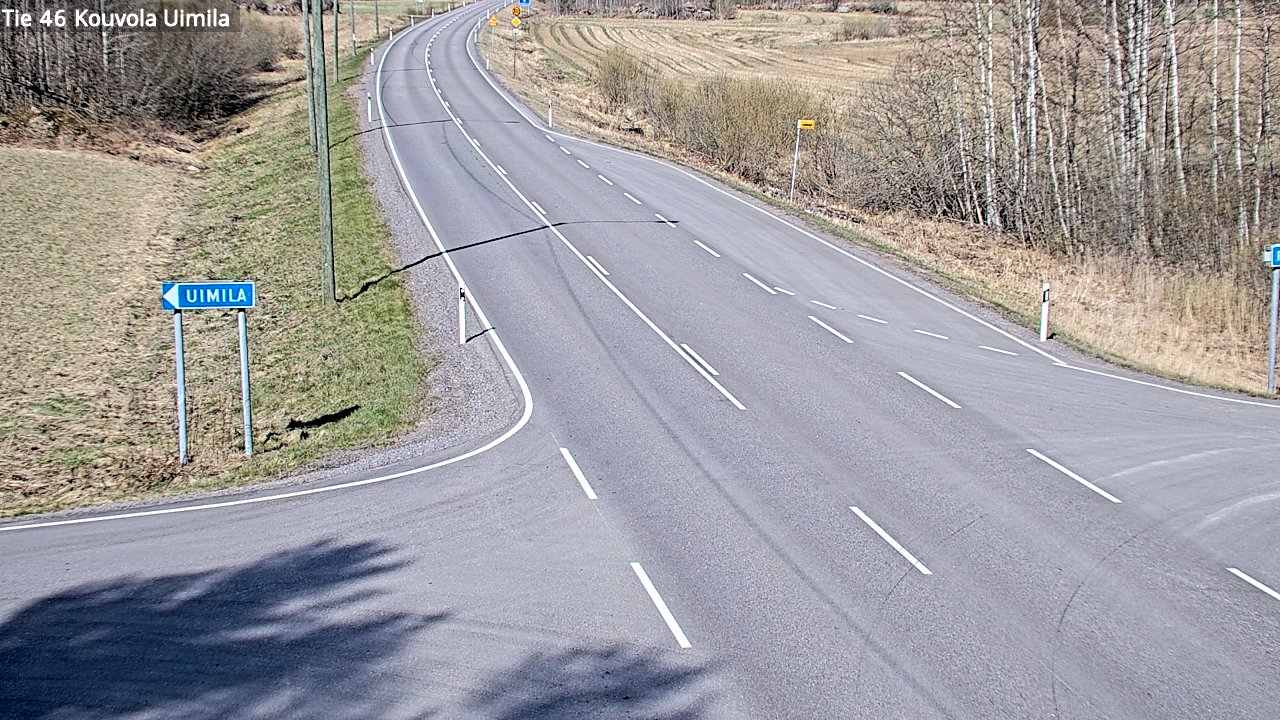 Weather Camera Image Road 46 Kouvola, Uimila, Kouvola, Kymenlaakso