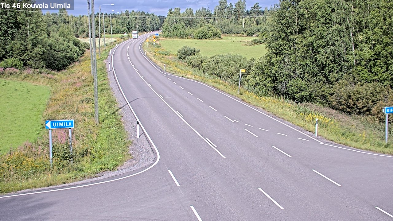 Kelikamerat Kuva Tie 46 Kouvola, Uimila, Kouvola, Kymenlaakso