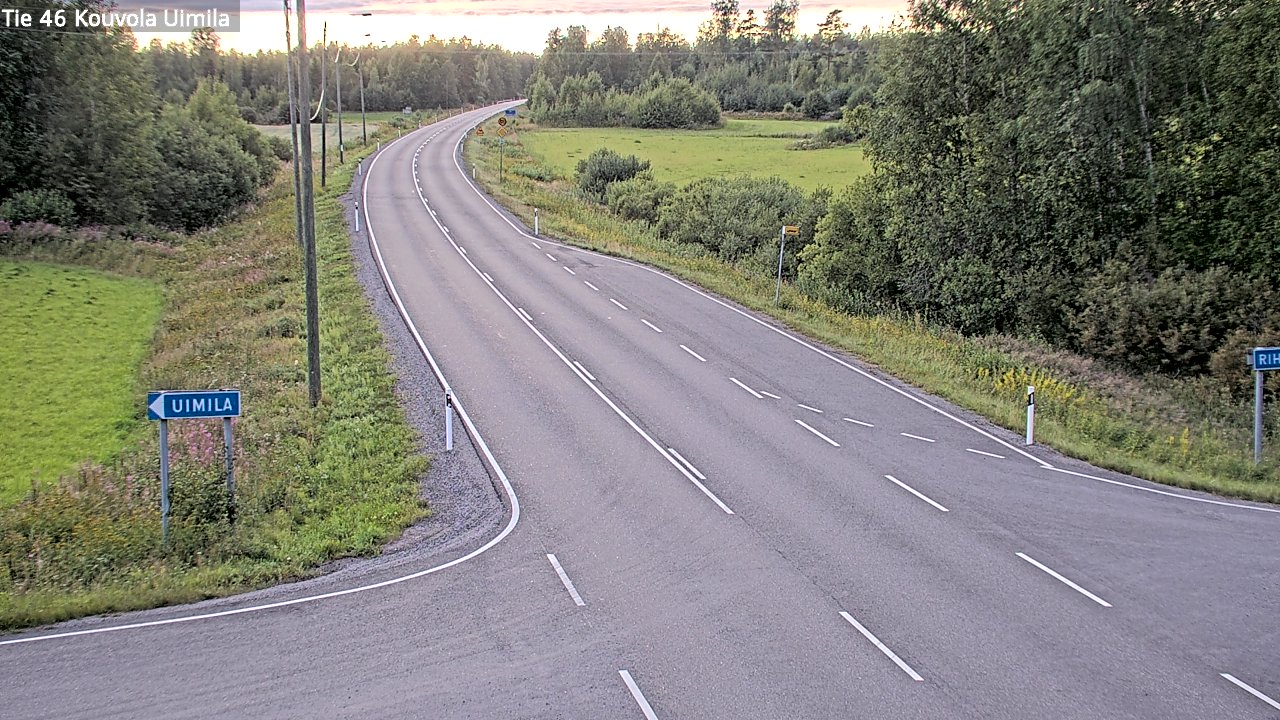 Kelikamerat Kuva Tie 46 Kouvola, Uimila, Kouvola, Kymenlaakso