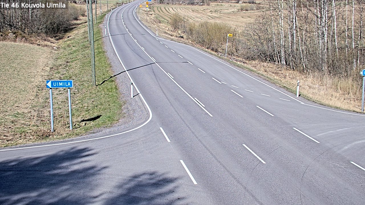 Weather Camera Image Road 46 Kouvola, Uimila, Kouvola, Kymenlaakso