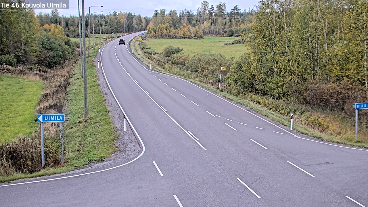 Weather Camera Image Road 46 Kouvola, Uimila, Kouvola, Kymenlaakso