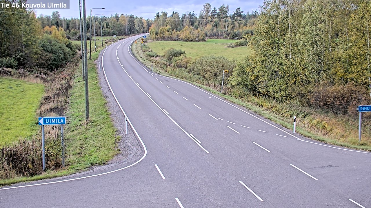 Weather Camera Image Road 46 Kouvola, Uimila, Kouvola, Kymenlaakso