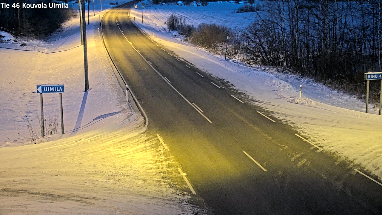 Kelikamerat Kuva Tie 46 Kouvola, Uimila, Kouvola, Kymenlaakso