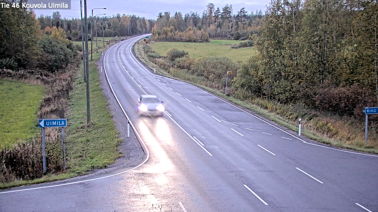 Weather Camera Image Road 46 Kouvola, Uimila, Kouvola, Kymenlaakso