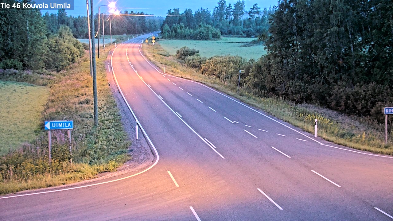 Kelikamerat Kuva Tie 46 Kouvola, Uimila, Kouvola, Kymenlaakso