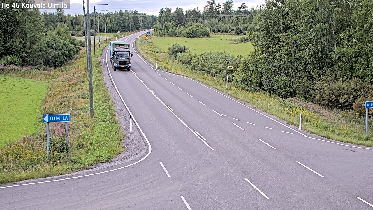 Kelikamerat Kuva Tie 46 Kouvola, Uimila, Kouvola, Kymenlaakso