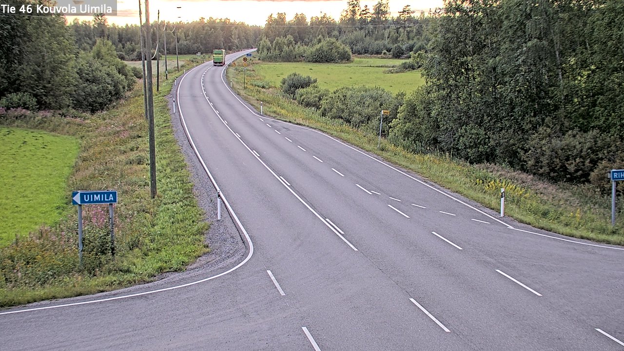 Kelikamerat Kuva Tie 46 Kouvola, Uimila, Kouvola, Kymenlaakso