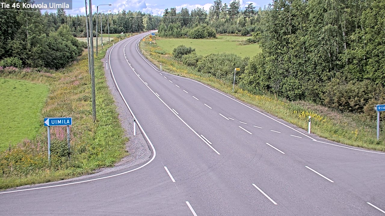 Kelikamerat Kuva Tie 46 Kouvola, Uimila, Kouvola, Kymenlaakso