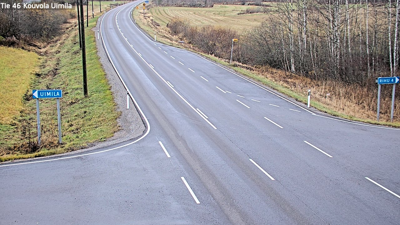 Kelikamerat Kuva Tie 46 Kouvola, Uimila, Kouvola, Kymenlaakso