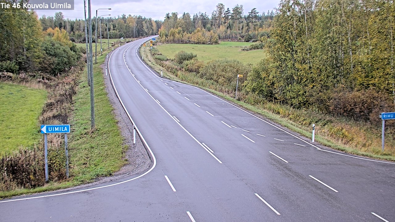 Weather Camera Image Road 46 Kouvola, Uimila, Kouvola, Kymenlaakso