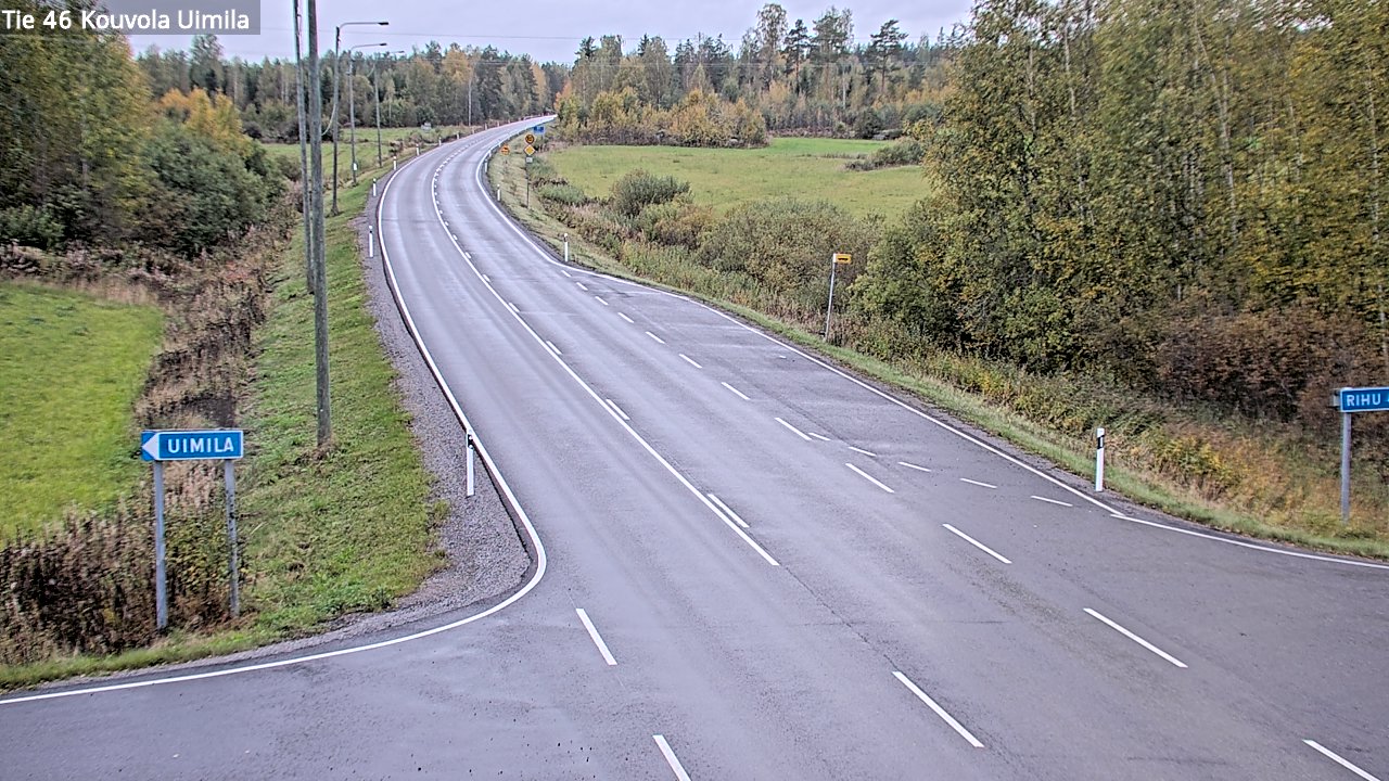 Weather Camera Image Road 46 Kouvola, Uimila, Kouvola, Kymenlaakso