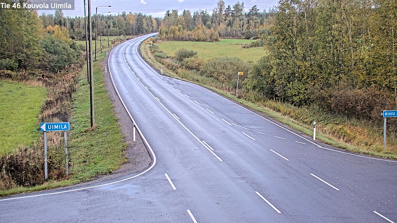 Weather Camera Image Road 46 Kouvola, Uimila, Kouvola, Kymenlaakso