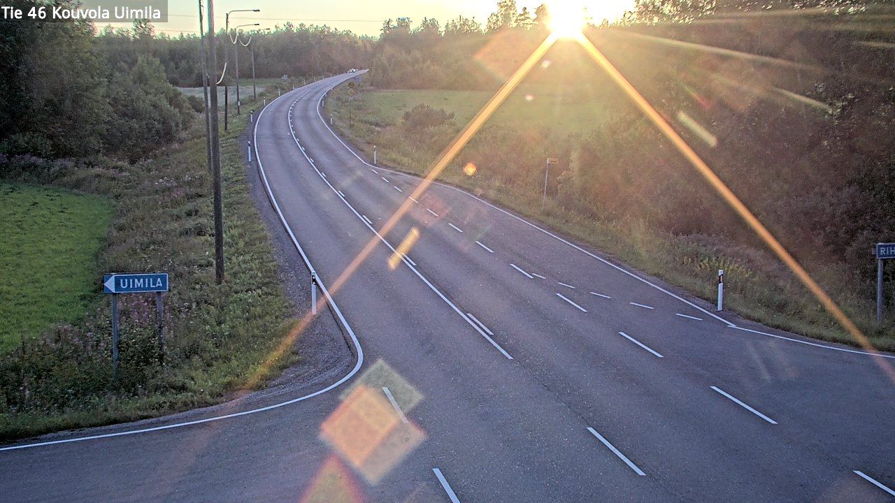 Kelikamerat Kuva Tie 46 Kouvola, Uimila, Kouvola, Kymenlaakso