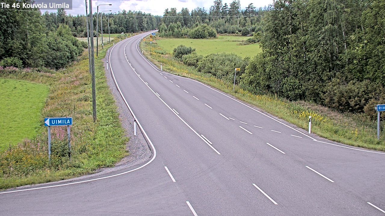 Kelikamerat Kuva Tie 46 Kouvola, Uimila, Kouvola, Kymenlaakso