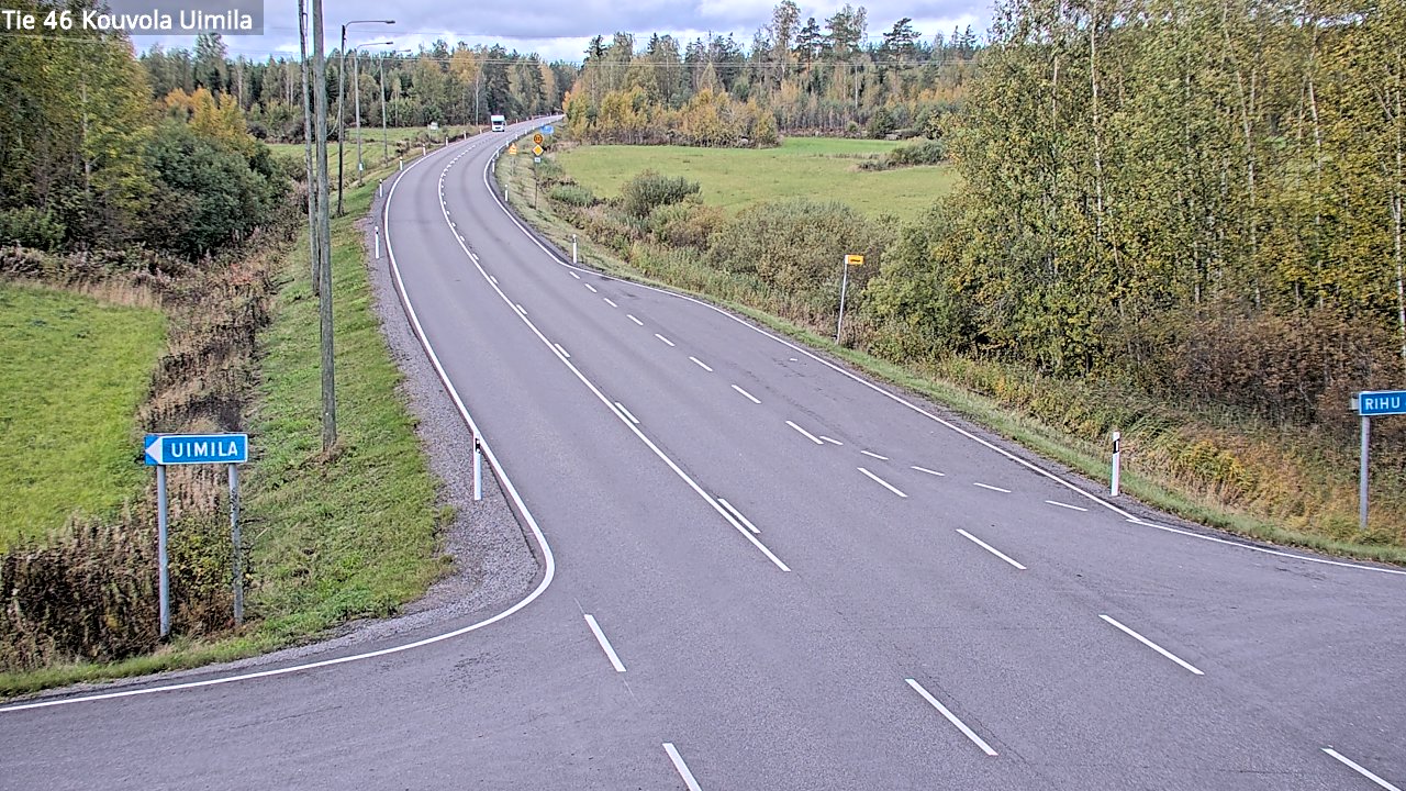 Kelikamerat Kuva Tie 46 Kouvola, Uimila, Kouvola, Kymenlaakso