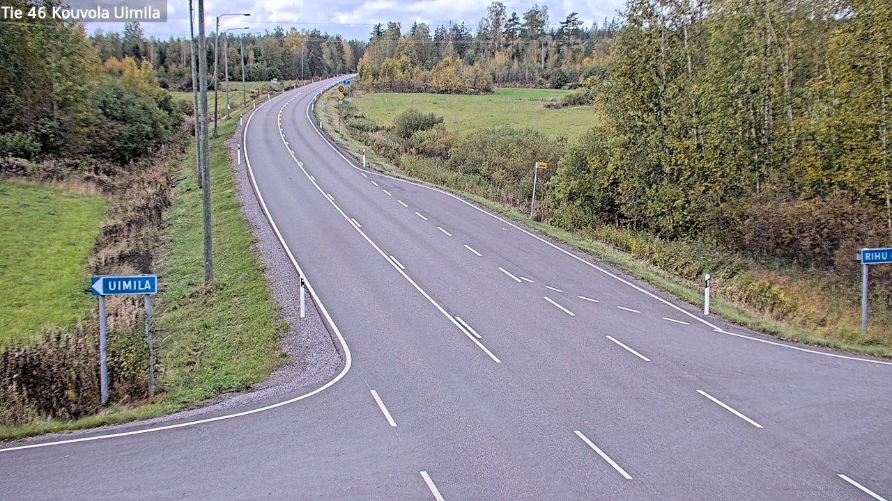 Weather Camera Image Road 46 Kouvola, Uimila, Kouvola, Kymenlaakso