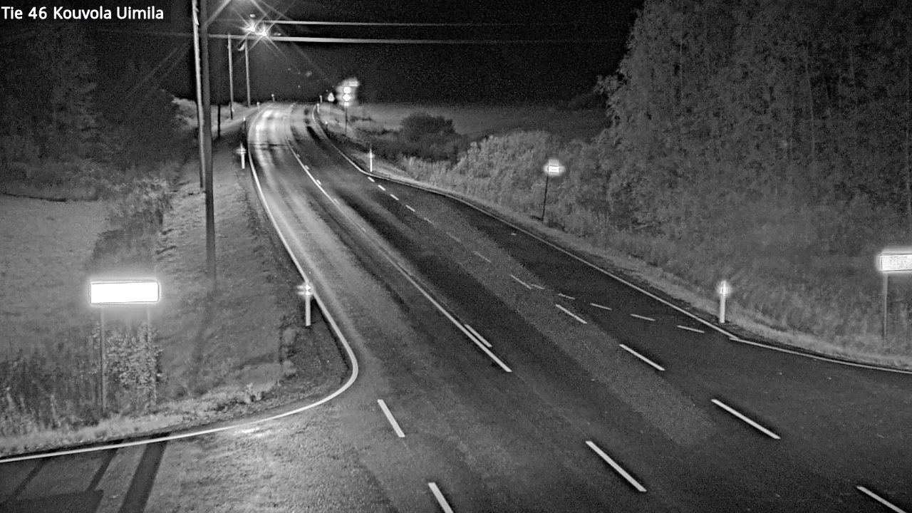 Weather Camera Image Road 46 Kouvola, Uimila, Kouvola, Kymenlaakso