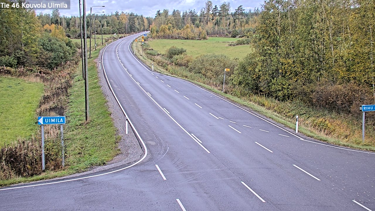 Weather Camera Image Road 46 Kouvola, Uimila, Kouvola, Kymenlaakso