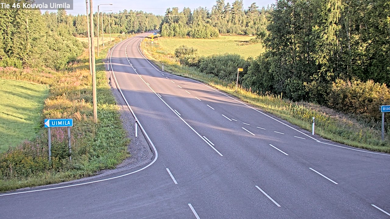 Kelikamerat Kuva Tie 46 Kouvola, Uimila, Kouvola, Kymenlaakso
