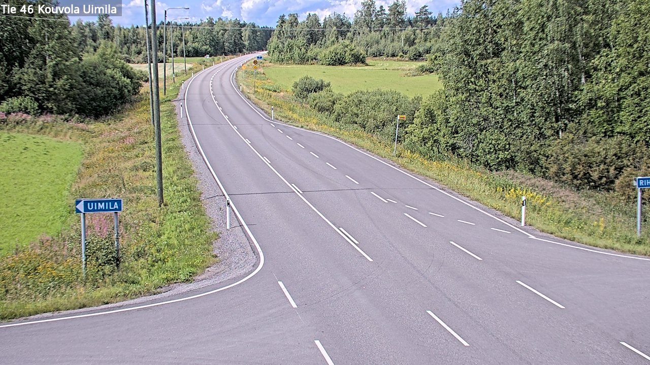 Kelikamerat Kuva Tie 46 Kouvola, Uimila, Kouvola, Kymenlaakso