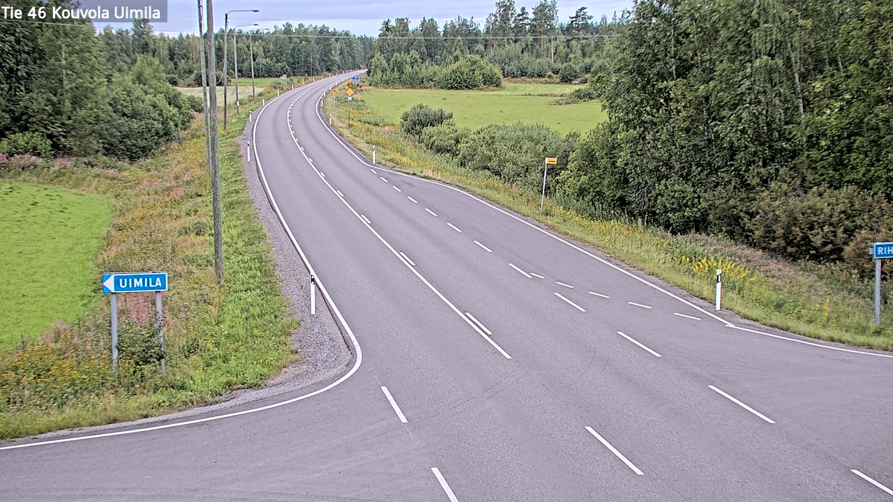Kelikamerat Kuva Tie 46 Kouvola, Uimila, Kouvola, Kymenlaakso