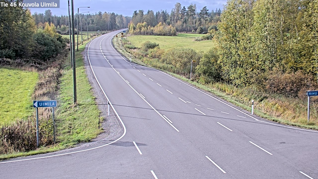 Weather Camera Image Road 46 Kouvola, Uimila, Kouvola, Kymenlaakso