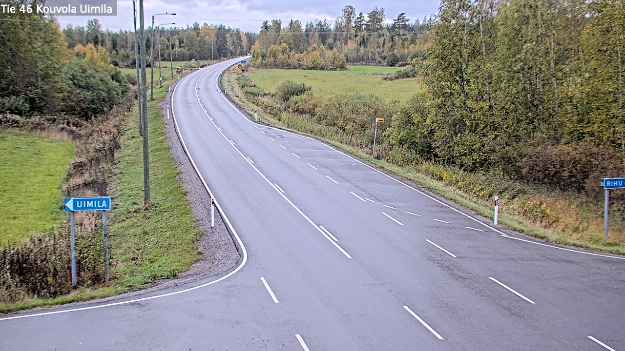Weather Camera Image Road 46 Kouvola, Uimila, Kouvola, Kymenlaakso