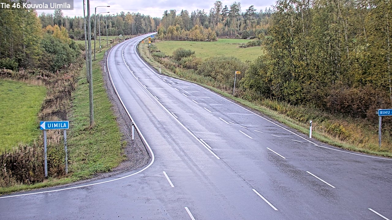 Weather Camera Image Road 46 Kouvola, Uimila, Kouvola, Kymenlaakso