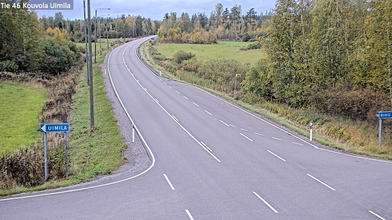 Weather Camera Image Road 46 Kouvola, Uimila, Kouvola, Kymenlaakso