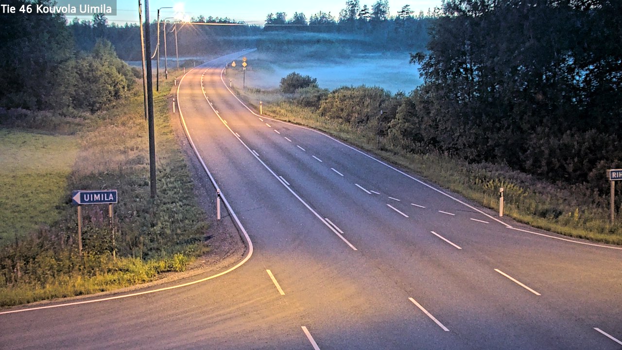 Kelikamerat Kuva Tie 46 Kouvola, Uimila, Kouvola, Kymenlaakso