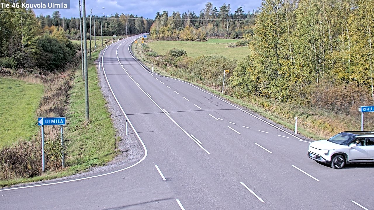 Weather Camera Image Road 46 Kouvola, Uimila, Kouvola, Kymenlaakso