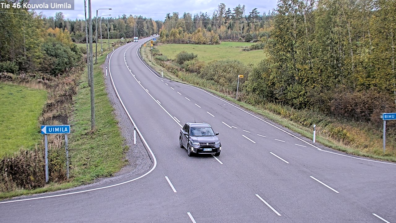 Weather Camera Image Road 46 Kouvola, Uimila, Kouvola, Kymenlaakso