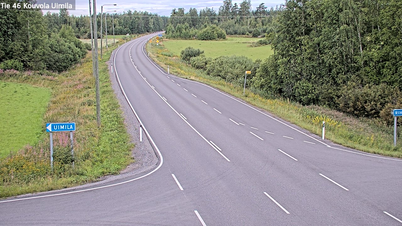 Kelikamerat Kuva Tie 46 Kouvola, Uimila, Kouvola, Kymenlaakso