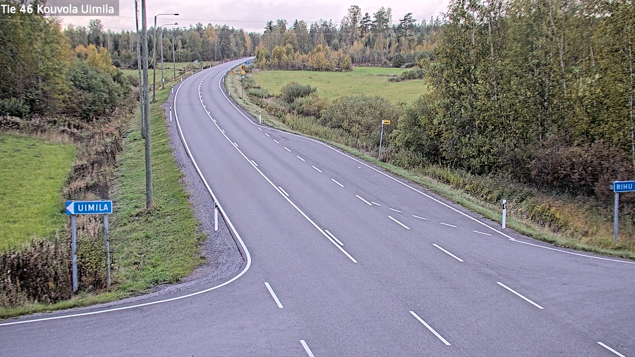 Weather Camera Image Road 46 Kouvola, Uimila, Kouvola, Kymenlaakso