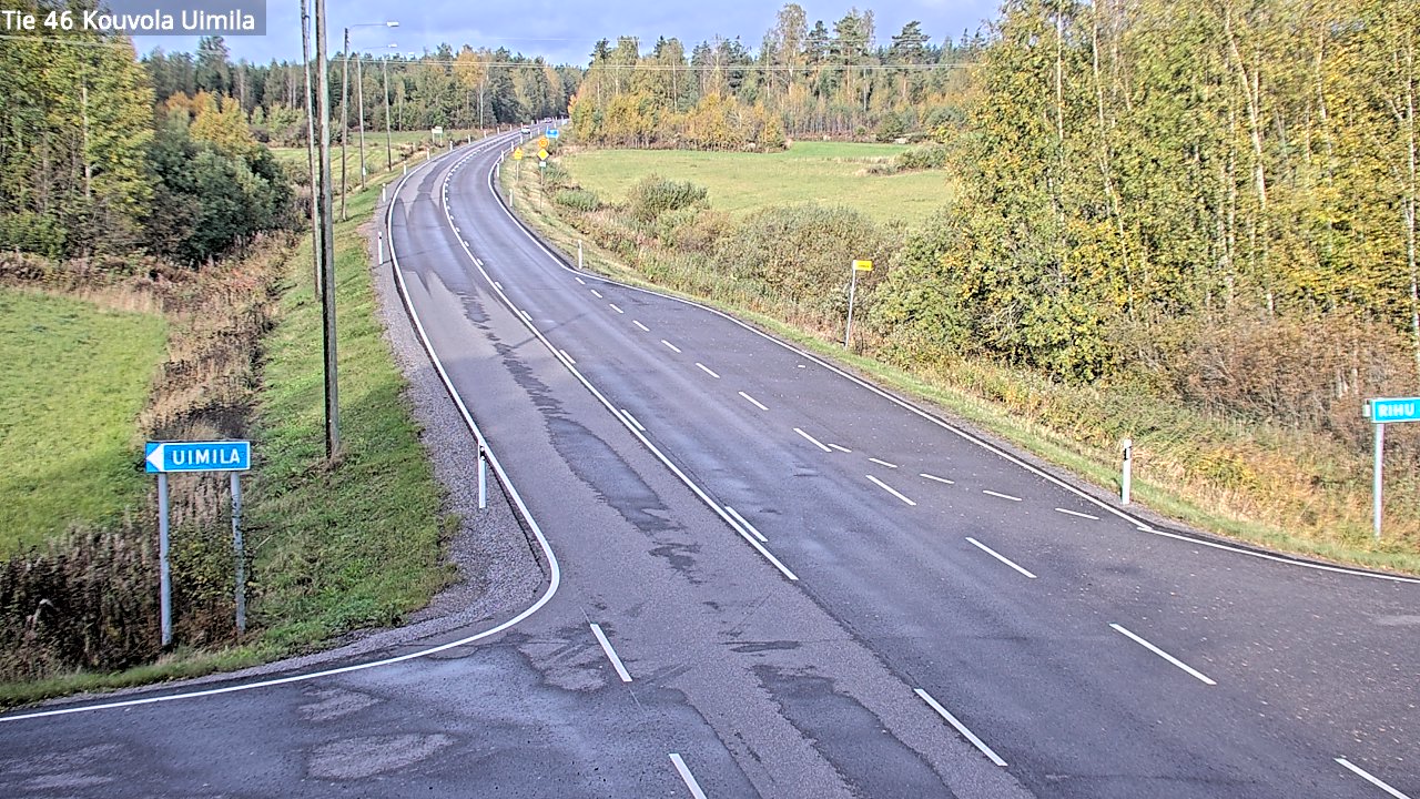 Weather Camera Image Road 46 Kouvola, Uimila, Kouvola, Kymenlaakso