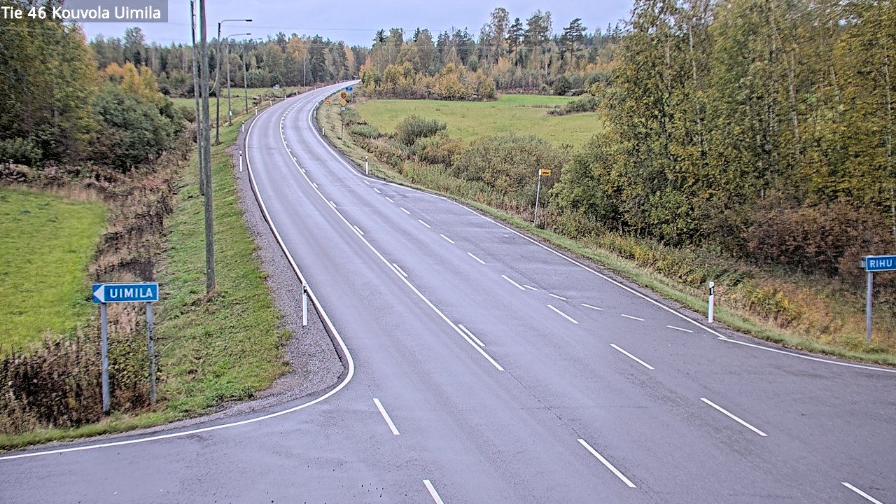 Weather Camera Image Road 46 Kouvola, Uimila, Kouvola, Kymenlaakso