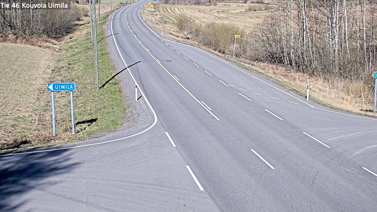Weather Camera Image Road 46 Kouvola, Uimila, Kouvola, Kymenlaakso