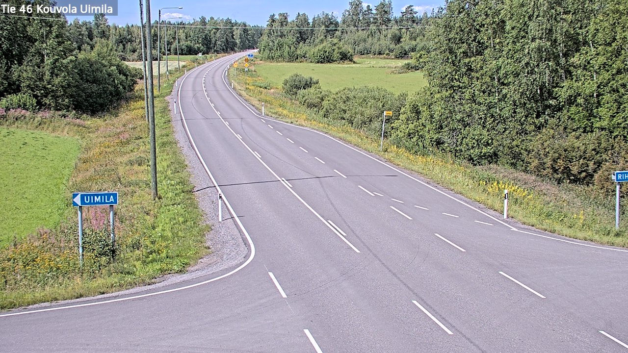 Kelikamerat Kuva Tie 46 Kouvola, Uimila, Kouvola, Kymenlaakso