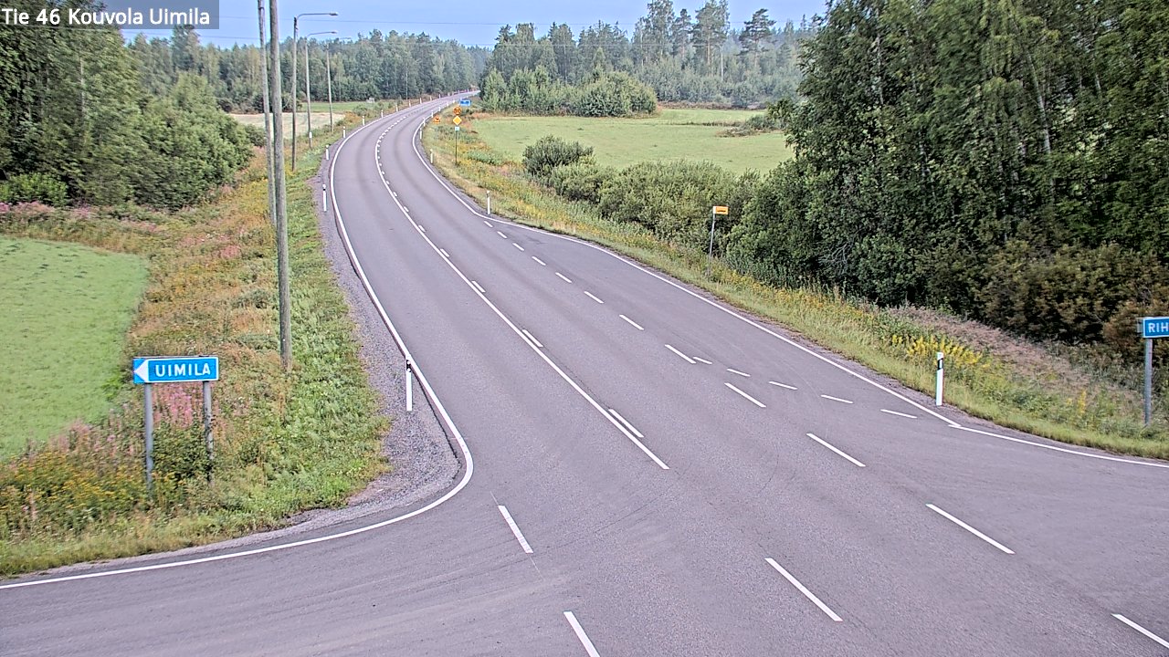 Kelikamerat Kuva Tie 46 Kouvola, Uimila, Kouvola, Kymenlaakso
