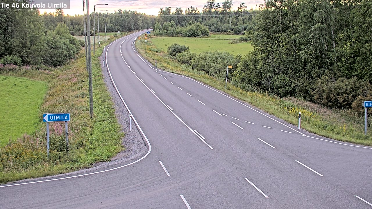 Kelikamerat Kuva Tie 46 Kouvola, Uimila, Kouvola, Kymenlaakso