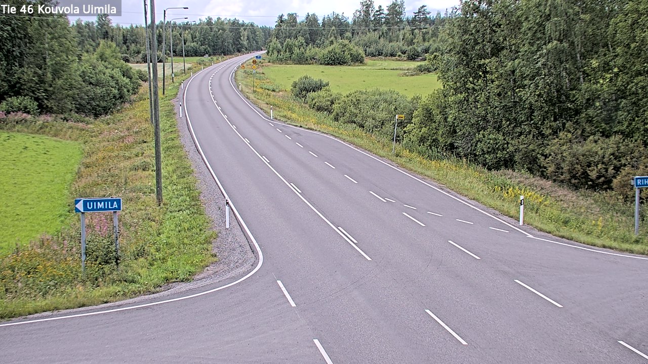 Kelikamerat Kuva Tie 46 Kouvola, Uimila, Kouvola, Kymenlaakso