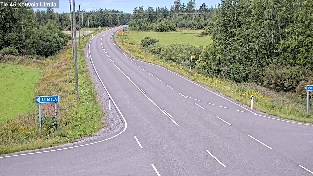 Kelikamerat Kuva Tie 46 Kouvola, Uimila, Kouvola, Kymenlaakso