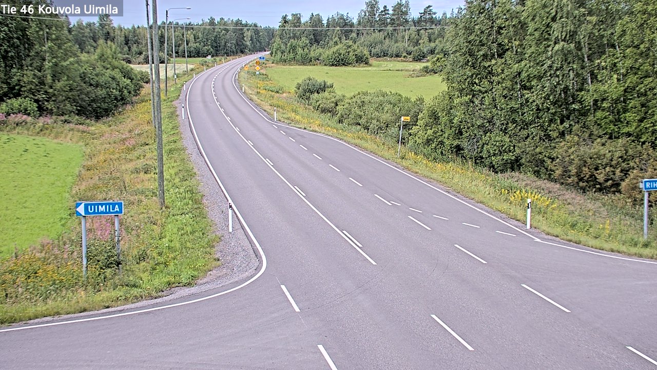 Kelikamerat Kuva Tie 46 Kouvola, Uimila, Kouvola, Kymenlaakso