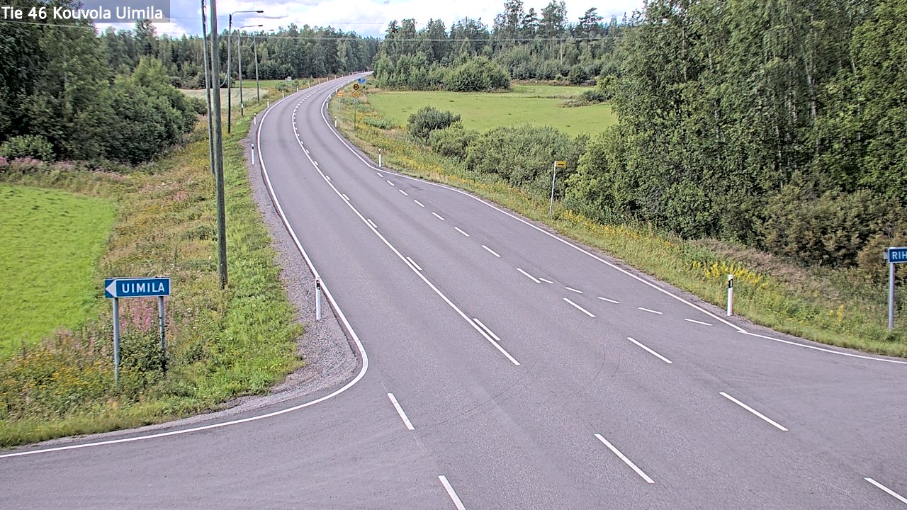 Kelikamerat Kuva Tie 46 Kouvola, Uimila, Kouvola, Kymenlaakso