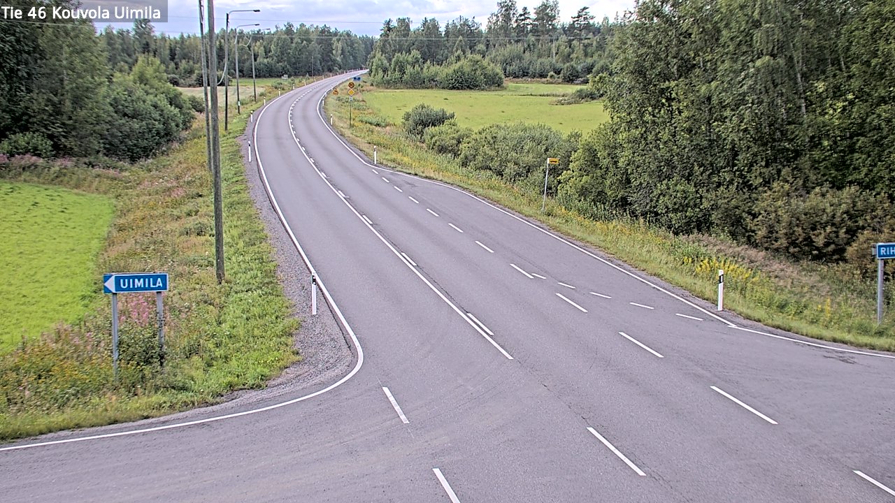 Kelikamerat Kuva Tie 46 Kouvola, Uimila, Kouvola, Kymenlaakso