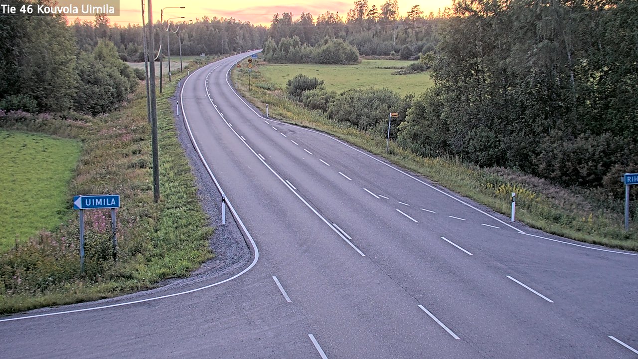 Kelikamerat Kuva Tie 46 Kouvola, Uimila, Kouvola, Kymenlaakso