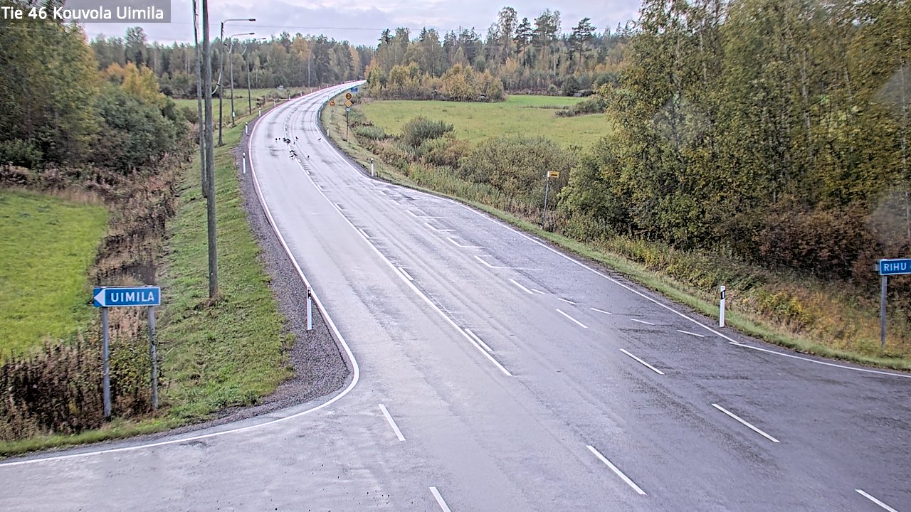 Weather Camera Image Road 46 Kouvola, Uimila, Kouvola, Kymenlaakso