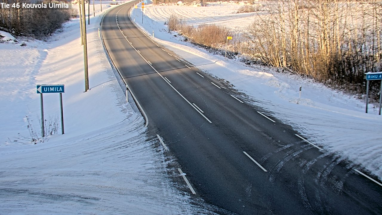 Weather Camera Image Road 46 Kouvola, Uimila, Kouvola, Kymenlaakso