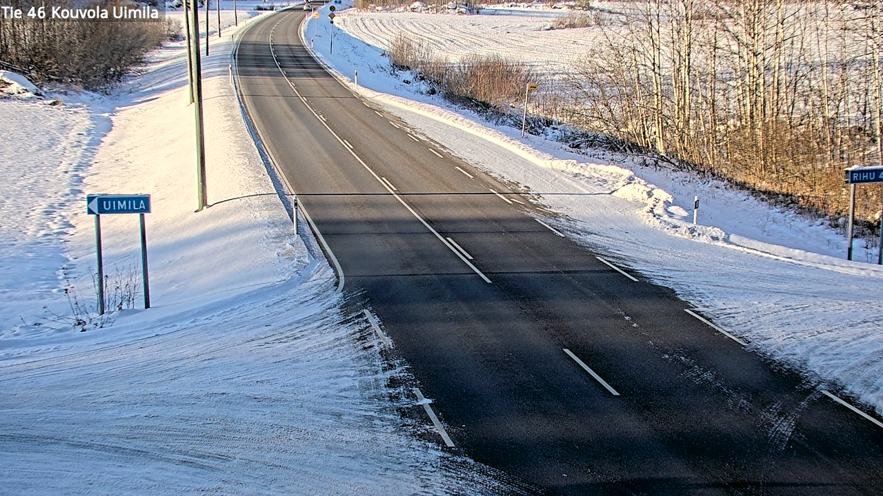 Kelikamerat Kuva Tie 46 Kouvola, Uimila, Kouvola, Kymenlaakso