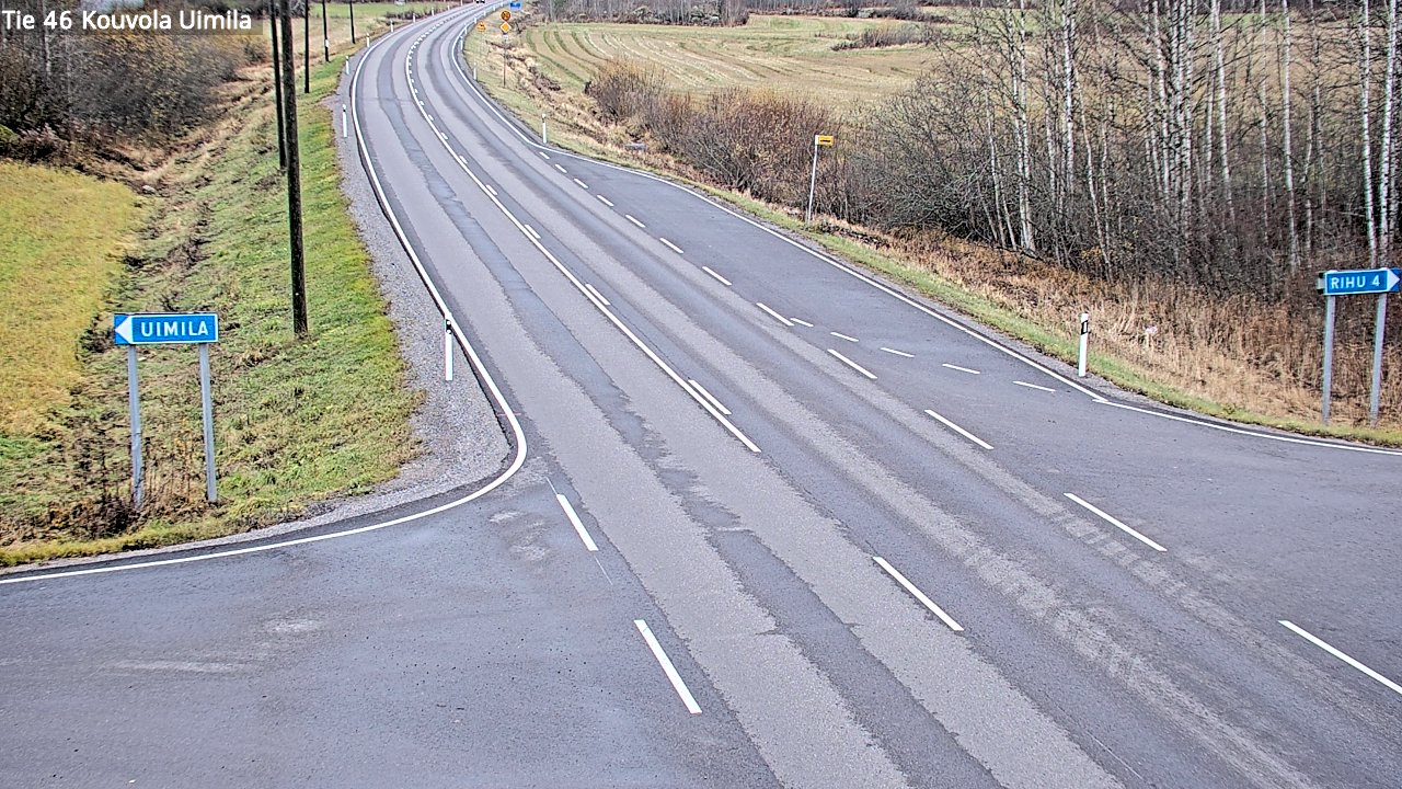 Kelikamerat Kuva Tie 46 Kouvola, Uimila, Kouvola, Kymenlaakso